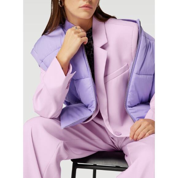 NWT NA-KD x Romee Strijd Oversized Blazer Light Pink Women's Size 38 / Small 6 - Picture 7 of 16